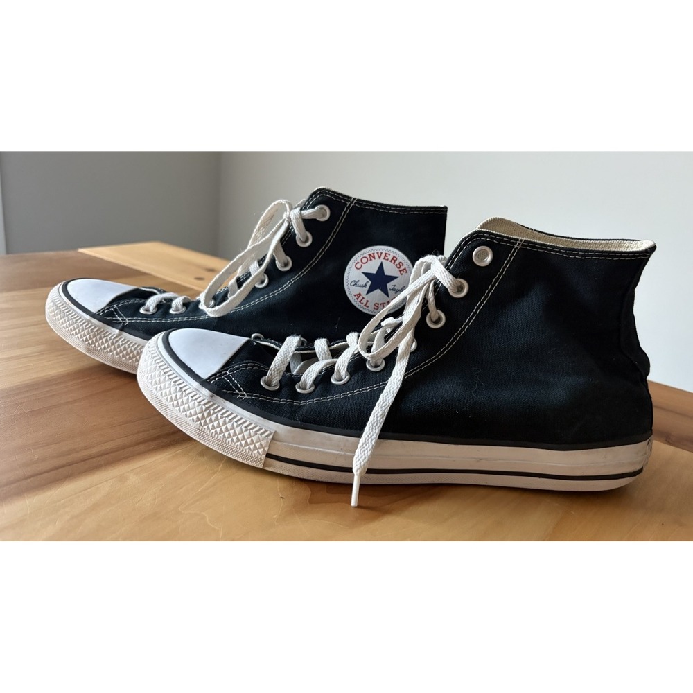 CONVERSE ALL STAR CHUCK TAYLOR BLACK HIGH TOP SNEAKERS UNISEX SHOES M 11 W 13